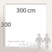 Linnea Couette 300x300 cm Hiver Elsa garnissage Fibre Polyester 400 g/m2 - B00IMLED16
